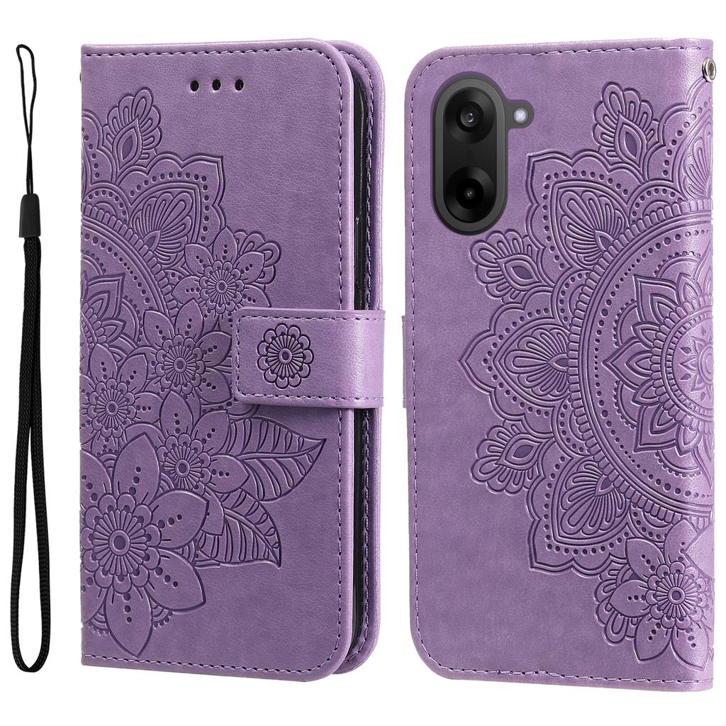 For OnePlus Ace 5 Racing 5G/OnePlus Nord CE5 5G Case Floral Pattern PU Leather Wallet Stand Phone Cover