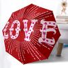 1pc LOVE Print Automatic Open/Close Umbrella with Windproof, 8-Rib Sturdy Canopy, , Outdoor Accessory, Ideal for Gifts Yy251117079