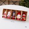 Hanging Loop Christmas Doll Ornaments Christmas Figurine Set  Seasonal Party Decor