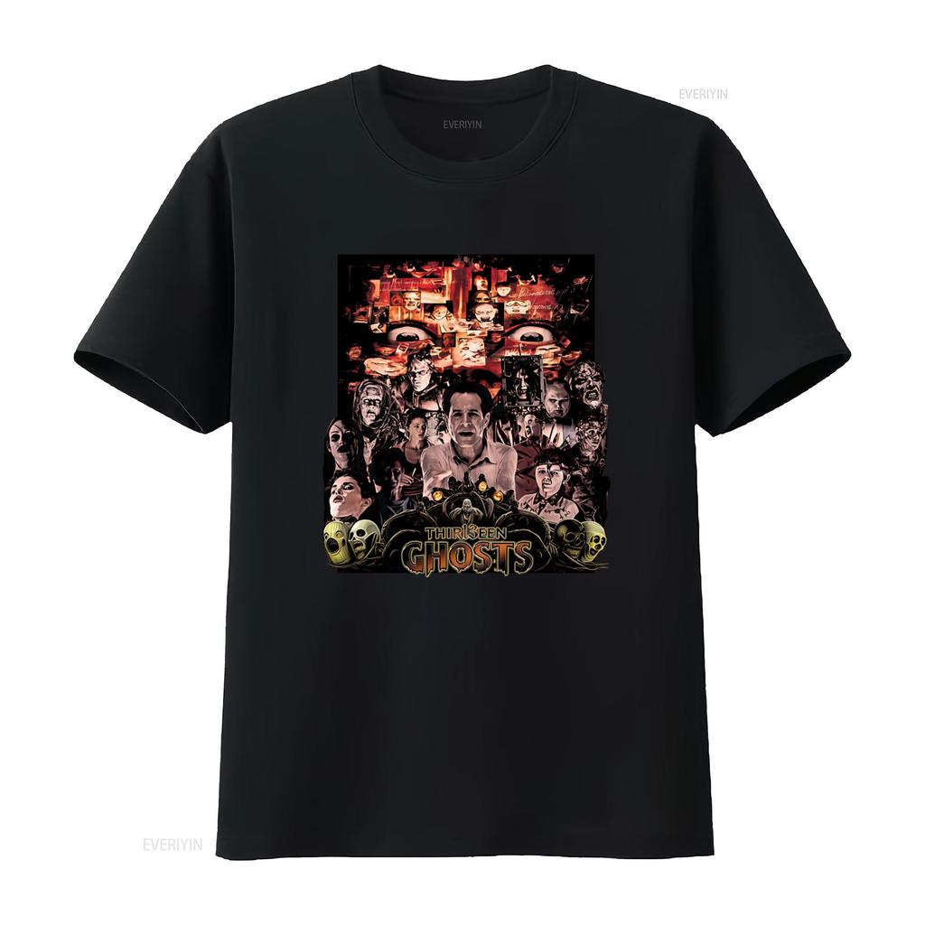Thirteen Ghosts Horror Movie T Shirt for Cotton vintage Washed Stylish graphic designer clothes fashion Comfortable
