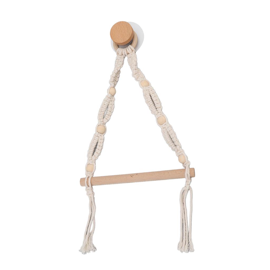 Tau Håndkleholder Håndlaget Europeisk Stil Vintage Dekorativ Papirhylle for Bad Kjøkken