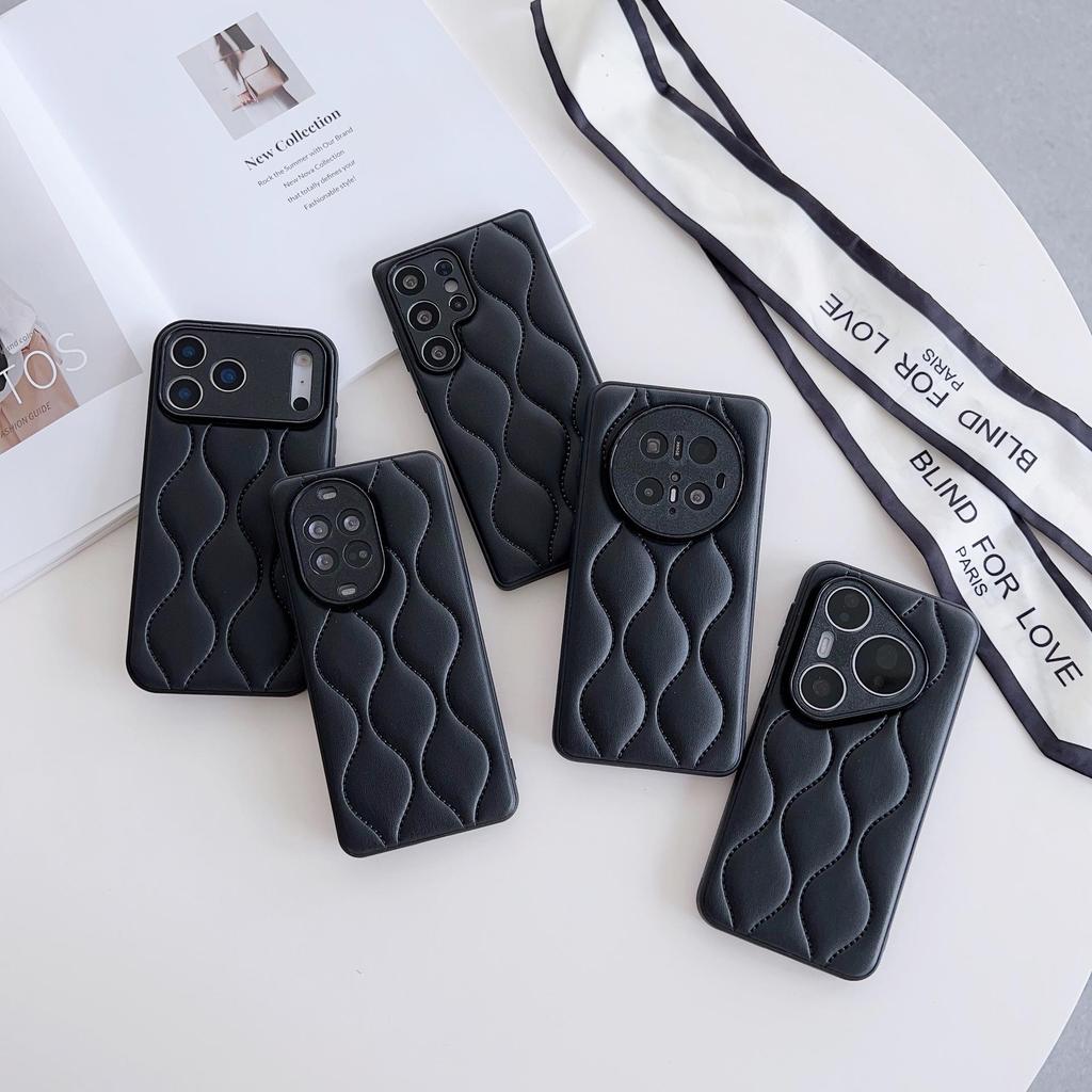 iPhone 17 Pro Max, Samsung S25 Ultra, Huawei Mate 70 Wave Pattern Protective Phone Case