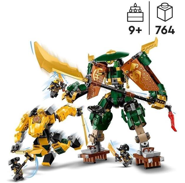 LEGO Ninjago 71794 Команда ниндзя-мехов Ллойда и Арин