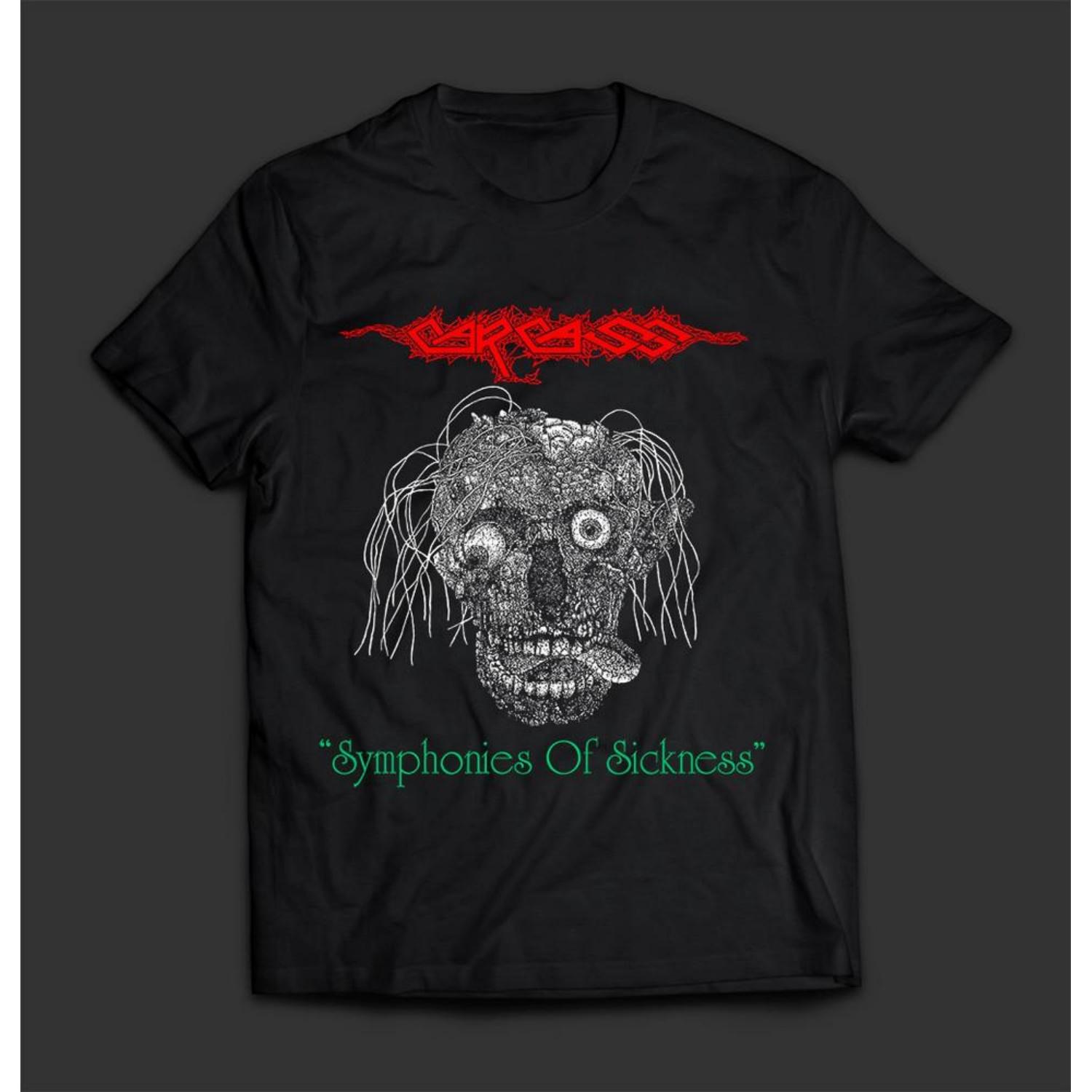 NEW Carcass - Symphonies of Sickness Cotton Black S-5XL T Shirt Unisex T-Shirt S