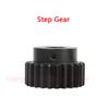 1pcs 22T-25T 1.5M Spur Gear 1.5 Mod 22/23/24/25 Teeth 45# Steel Step/Flat Motor Gears Cylindrical Gear Bore 5-20mm