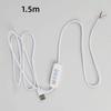 Brightness Adjustable LED Dimmer Cable Color Temperature Control ON OFF Switch USB LED Controller USB Powered Delay Off Function