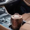 Windproof Vehicle Ashtray Portable Metal Bucket Style Stops Ashes Spread During Driving Simple Disassembly