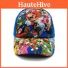 Super Mario Bros Pattern Kids Baseball Cap With Cotton Material And Sun Block For Outdoor Activities