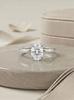 S925 Sterling Silver Single 5 * 7mm Egg Shaped Moissanite Women's Ring Proposal Women's Ring Charm Women's Jewelry Accessories