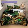 3pcs Hummingbird Floral Soft Comfortable Bedding set, For Bedroom, Guest Room And Dorm, All Season Use, High-Definition Printing, Machine Washable 172