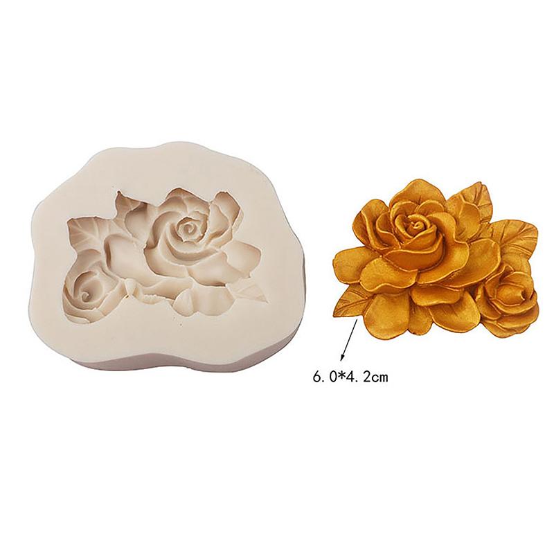 1Pc Peony Sunflower Lotus Silicone Molds Chinese Rose Flower Mould Diy Chocolate Candy Cake Fondant Mold Dessert Decoration