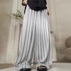 Cotton and silk pajama pants women's summer thin high-waisted trousers drape loose home pants sweet wind summer vacation bud pants