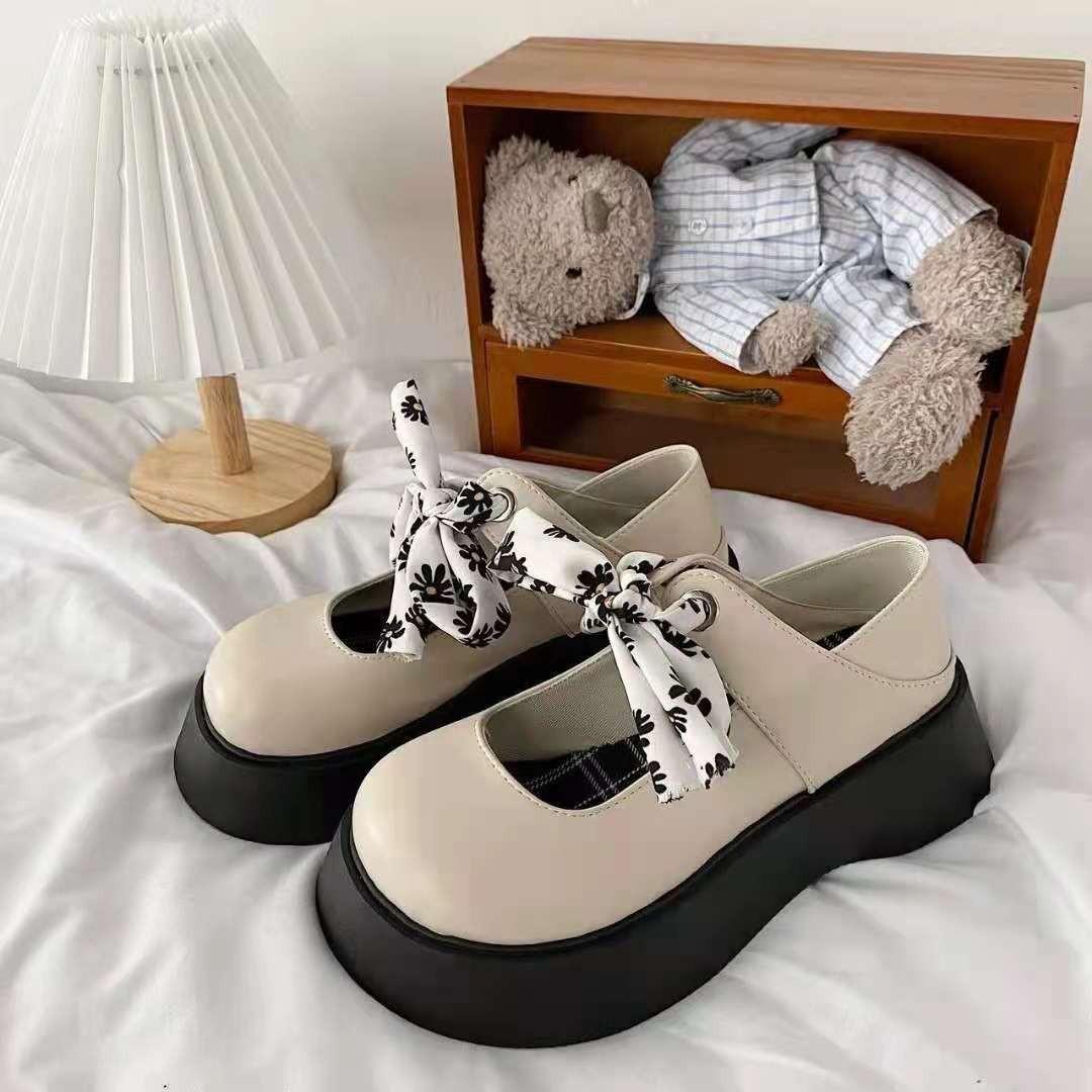 

Модные туфли Лолиты для женщин, японские туфли Мэри Джейн, женские винтажные туфли для девушек, студентов, JK, туфли на высоком каблуке и платформе, косплей, большие размеры 35