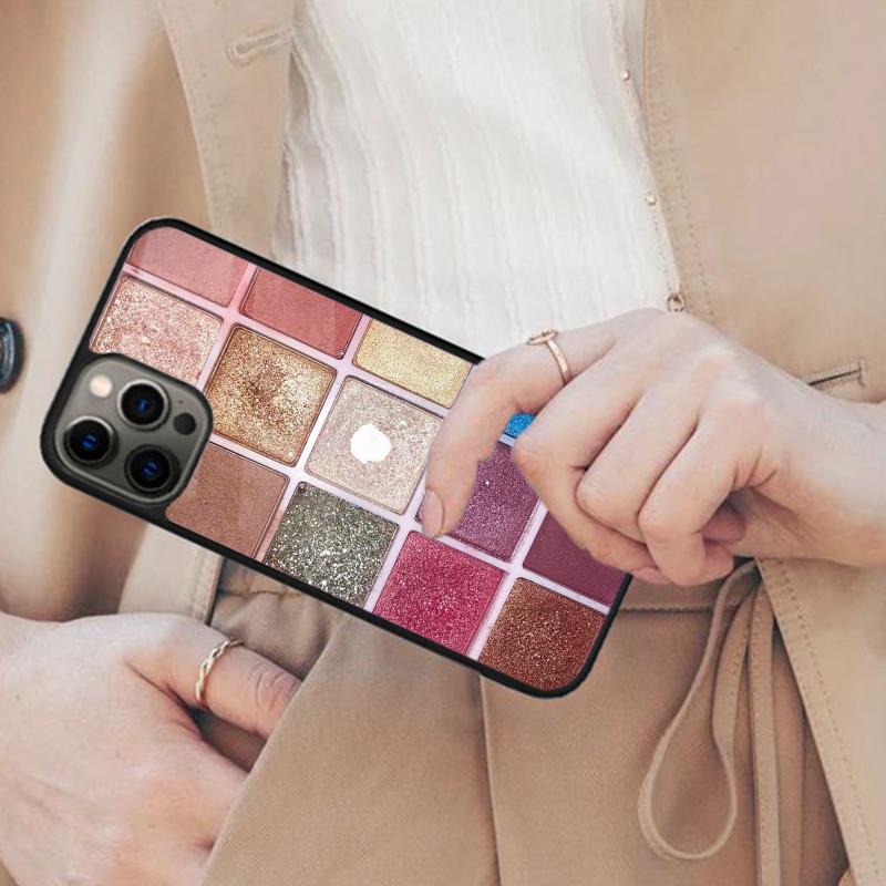 Makeup Eyeshadow Palette Magnetic Phone Case For APPLE iPhone 17 Air 16 14 13 12 Pro Max 15 Plus Wireless Charge MagSafe Cover