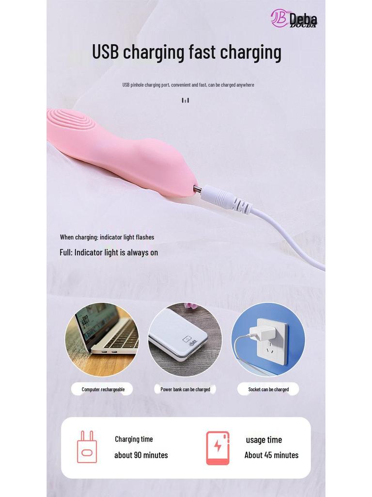 Deba Britney App-Controlled Clitoral Stimulator: Non-Penetrating Long-Distance Vibration for Solo Use