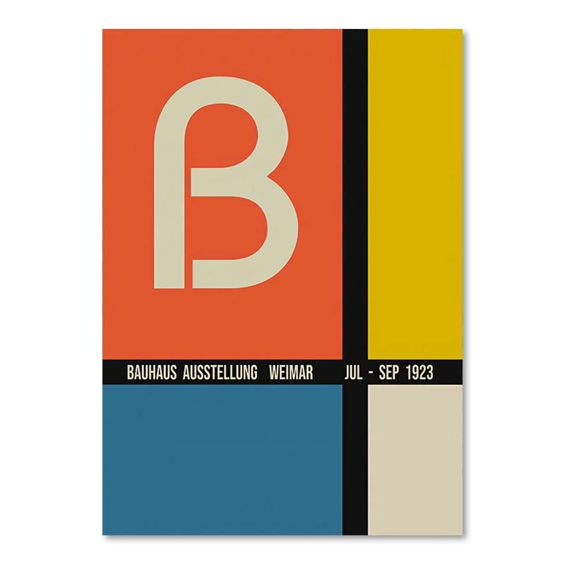 Abstract Bauhaus Geometric Lines Posters and Prints Nordic Japan Wall Art Canvas Painting Modern Pictures for Living Room Decor