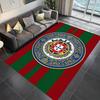 Royal Emblem Fabric carpet Living room and bedroom mats Doormat Art Christmas gifts Doormat