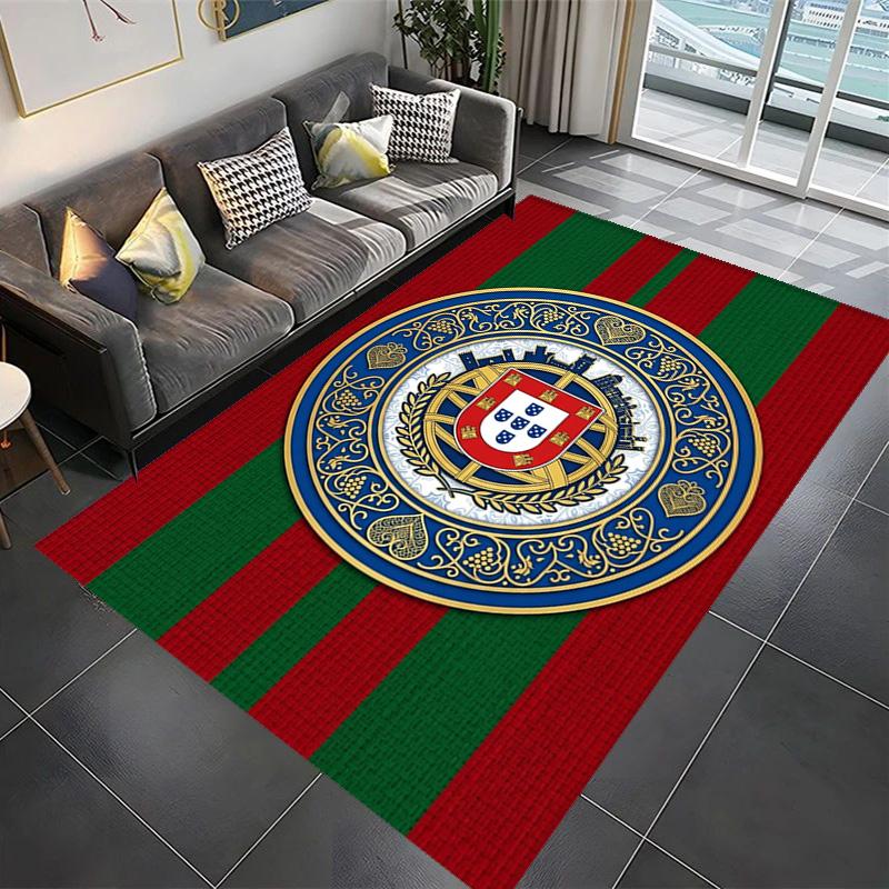 Royal Emblem Fabric carpet Living room and bedroom mats Doormat Art Christmas gifts Doormat