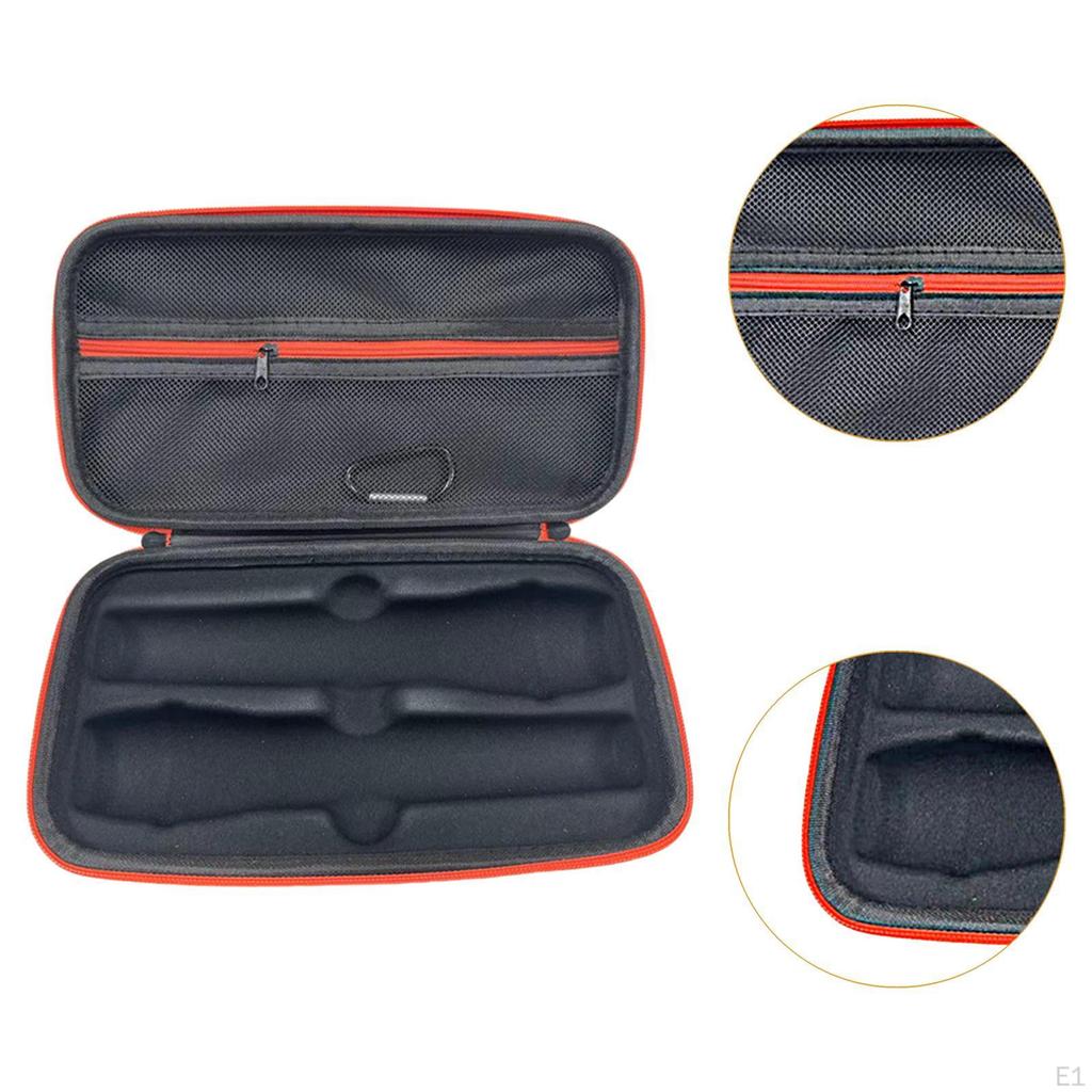 Case Carrying with Sponge Padding Water Resistant Anti-Drop Accessory Bag Portable Handle