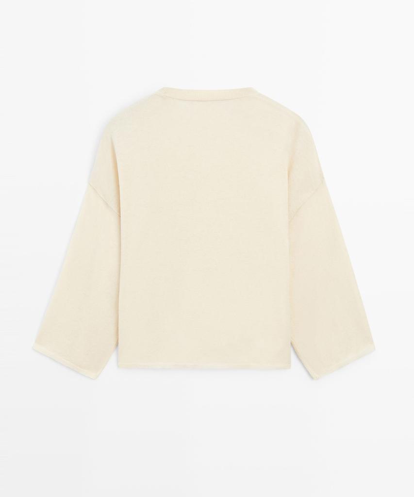Masimodutti Wool Blend Round Neck Sweater