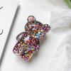 Mobile Phone Finger Foldable Epoxy Sequins Holder Cartoon 3D Cute Bear Shaped Phone