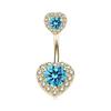 Elegant Belly Rings Stainless Steel Curved Navel Rings Fashion Navel Piercing Barbell  Body Jewelry