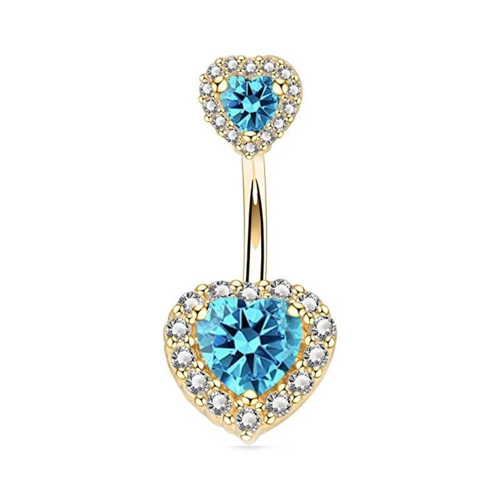 Elegant Belly Rings Stainless Steel Curved Navel Rings Fashion Navel Piercing Barbell  Body Jewelry