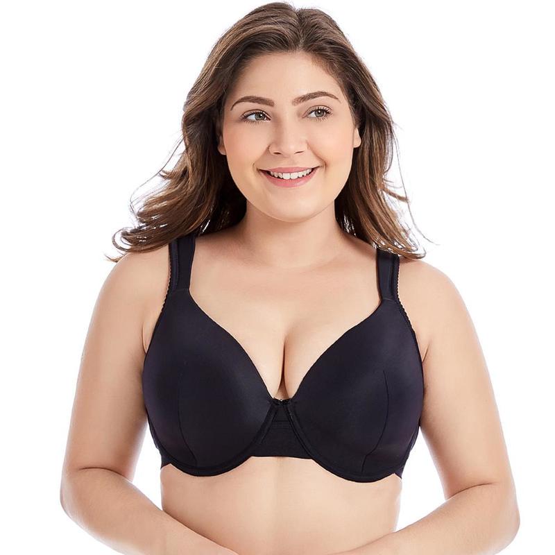 Buy Solid Plus Size Bra for Women Full Coverage Brassiere Underwire