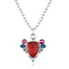 Anime JOJO'S BIZARRE ADVENTURE Collana Pietra Rossa di Aja Ciondolo Cosplay Collana a Catena Girocollo Collane Ciondoli Gioielli Donna Uomo