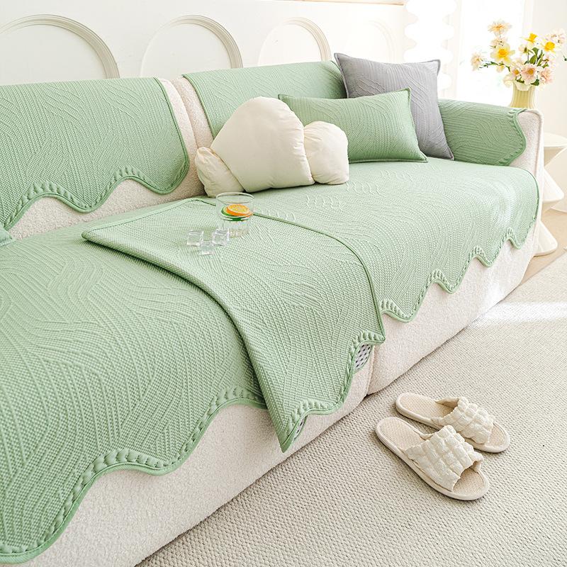 

Summer New Cool One-Piece Combination Sofa Universal Simple Light Luxury Sofa Cushion Cover Cloth 70*70cm