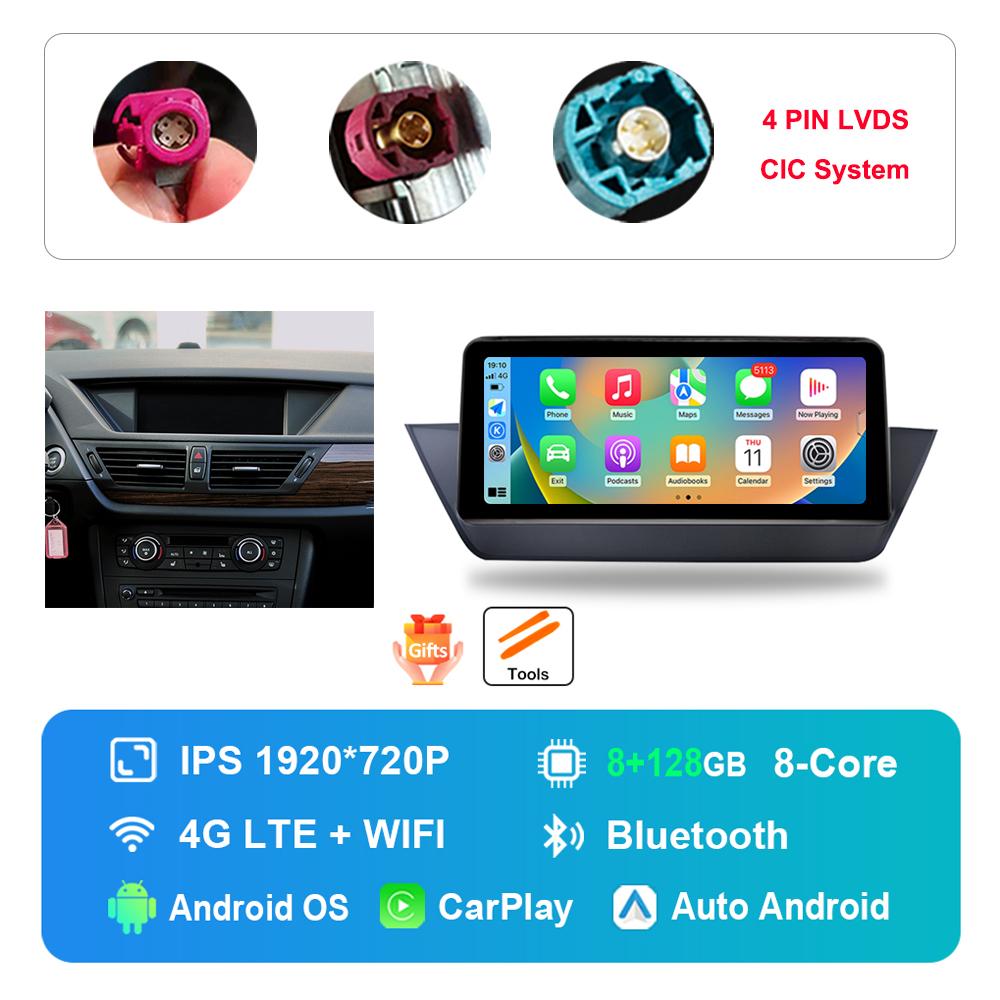 10.25 Inch for BMW X1 E84 2009 - 2015 CIC System 4G WiFi DSP Stereo Android Car Radio Multimedia Player GPS HD Touch Screen