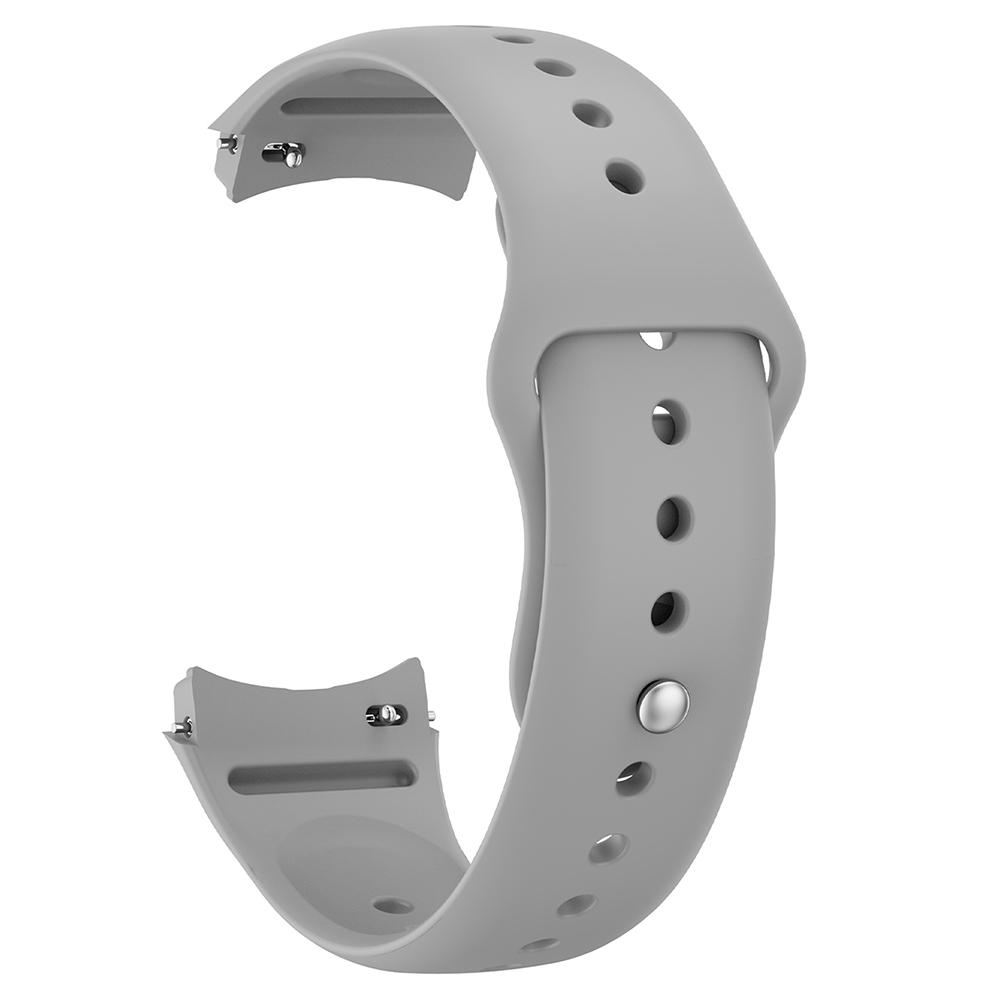 

For Huawei Watch 5 46mm Smart Watch Band Reverse Buckle Silicone Wrist Strap Grey