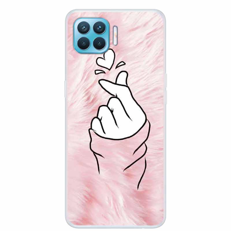 For OPPO Reno4 Lite Case Reno5 Lite Shockproof Soft silicone TPU Back Cover For OPPO Reno 5 4 Lite Phone Cases Case Cute Cartoon