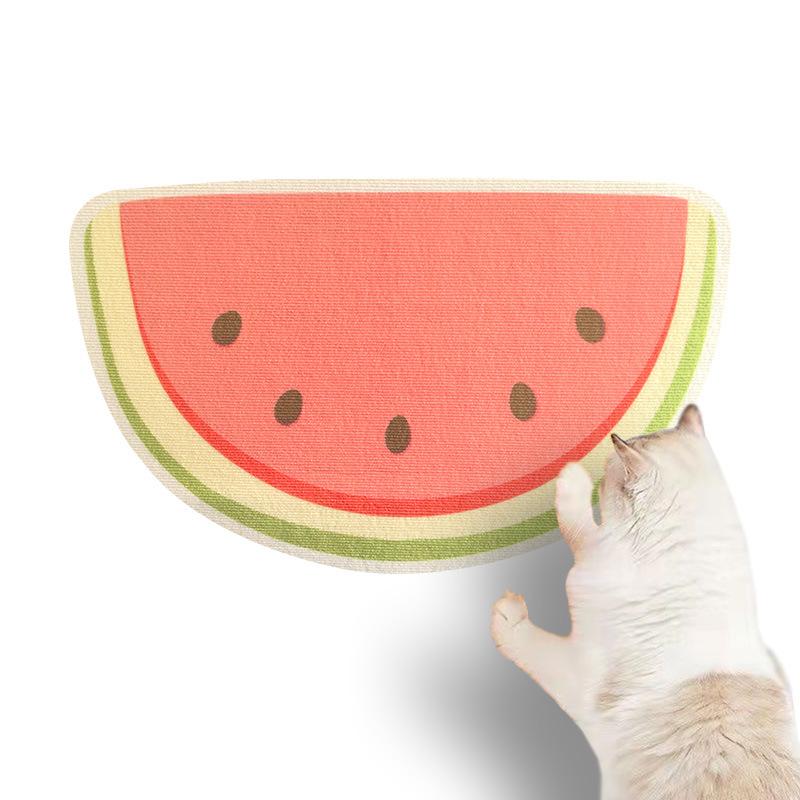 

Pet Supplies Vertical Wall Sticker Cat Scratch Board Cartoon Christmas Tree Carrot Polyester Self-adhesive Anti Cat Scratch Sofa Protection Mat 50x80cm 1pcs