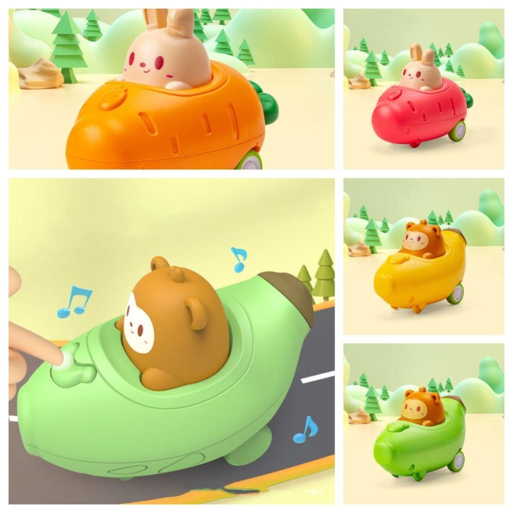 

Игрушка-автомобиль в форме редиски Press and Go, машинка с откатом, обучающая домашняя декорация