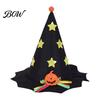 Cute Dark Style Holiday Headwear Halloween Pumpkin Hat for Kids Adults, Funny Plush Portable Washable Witch Party Costume, Cosplay, Stage Performances