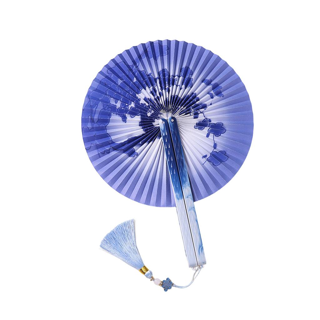 Handheld Round Foldables Hand Magnetic Fan Coolings Fan For Outdoor Sports Christmas Decorations And Travel Performances