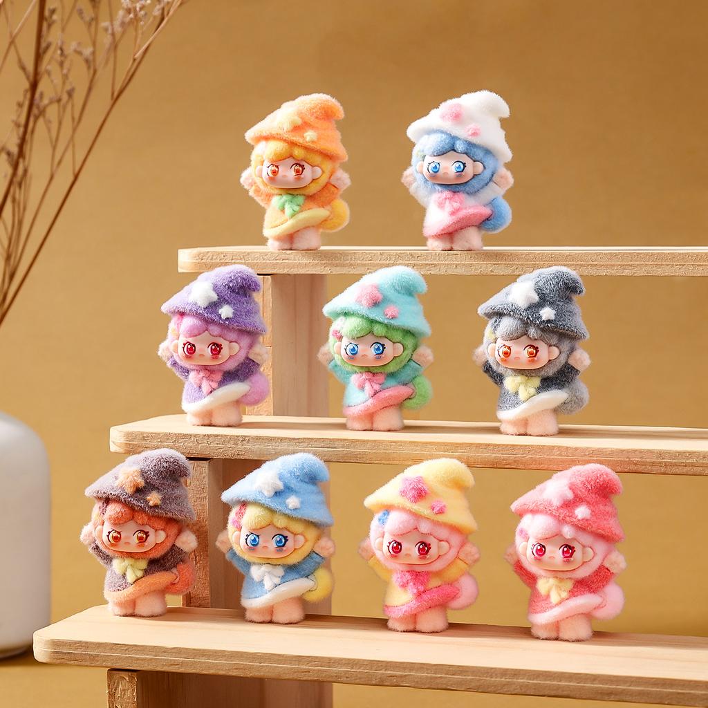 9pcs/Set Cute Dance Girl Figure Toy Mini Figurine Desktop Decoration Model Ornaments Toys Boys Girls Christmas Gifts