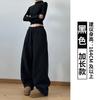 Women Fleece Lined Wide Leg Pants 2026 Winter Thick Loose Casual Straight Trousers