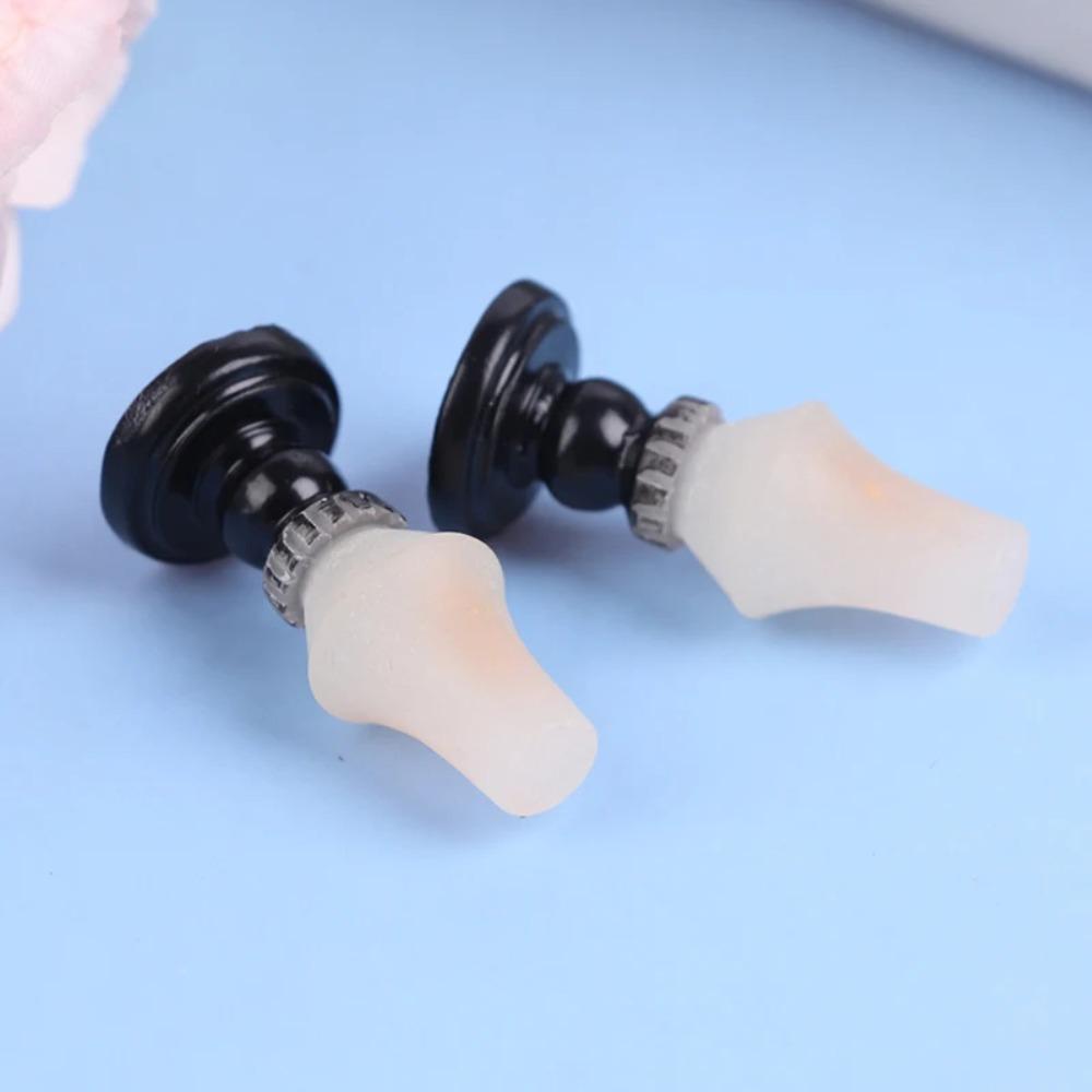 1Pcs Doll House Accessories Dollhouse Mini Candelabra Dollhouse Miniature Candlesticks  Girl Toys