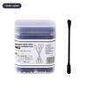 Black Cotton Swab Japanese Ear Pick - Disposable Double-Headed for Blackhead Cleaning