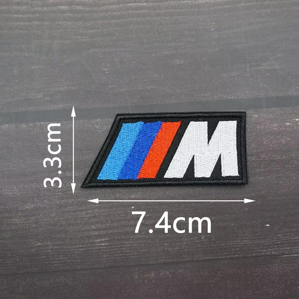 NVEQ9 Motorcycle Embroidery Badge Sew On Iron Patch Self-Adhesive Fabric Sticker For BMW F Series F10 F20 F25 F30 F34 F39 F48