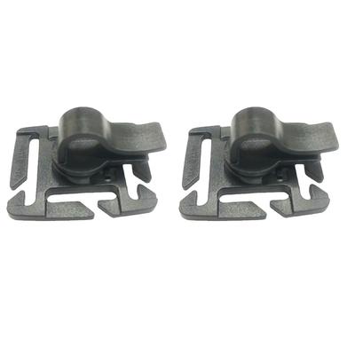 2 Pieces Water Clip Rotating Clips Fixing Fixture Carabiner D-shaped Buckle Accessory for Outdoor Camping Hiking