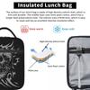 Skull Insulated Lunch Bag for Women Kids Portable Food Boxes Thermal Lunch Box Tote
