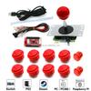 USB Controller Raspberry Pi PC360 PS/3 Steam Android Zero Delay Board Xinwa Joystick Button Customizable DIY Kit Game Coin