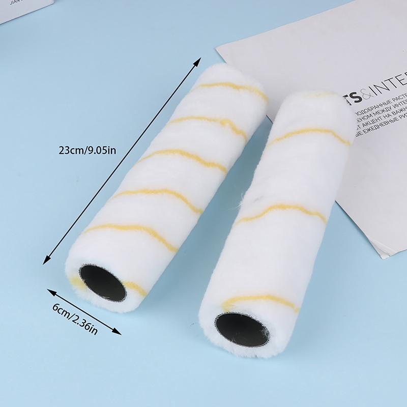 "10Pcs 9"" Microfiber Roller Cover Sleeves Smooth And Even Paint Application - Painting Accessories"