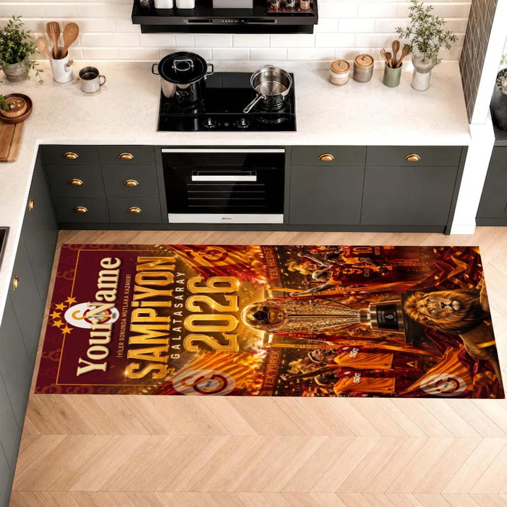 Galatasaray Customize Your Name Kitchen Rug Runner Rug Laundry Mat Hallway Entryway The Best Gift Choice