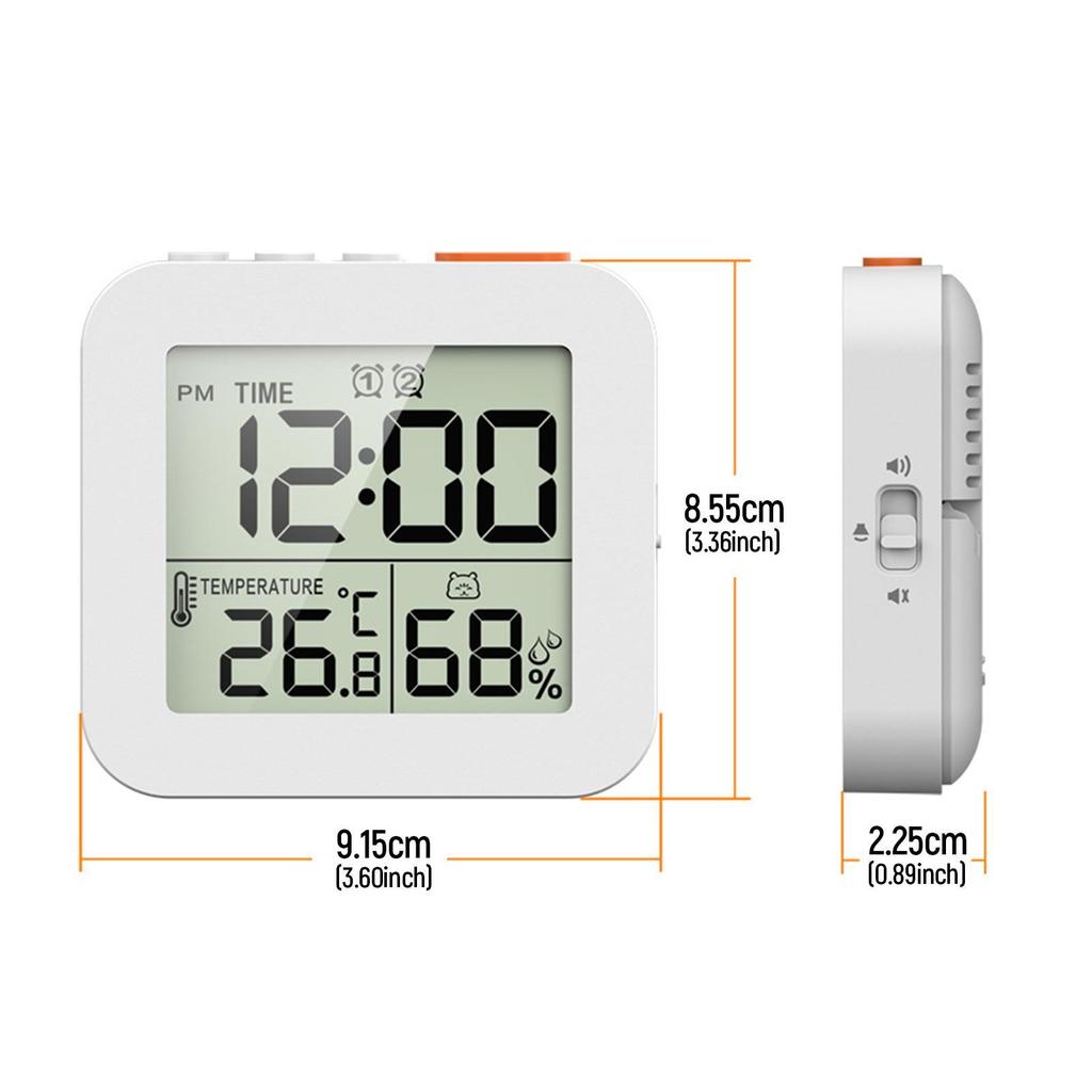 Kitchen Timer Clocks Large LCD Display Shower Timer Digital Shower Clock for Chef Business Professional Kids Shower