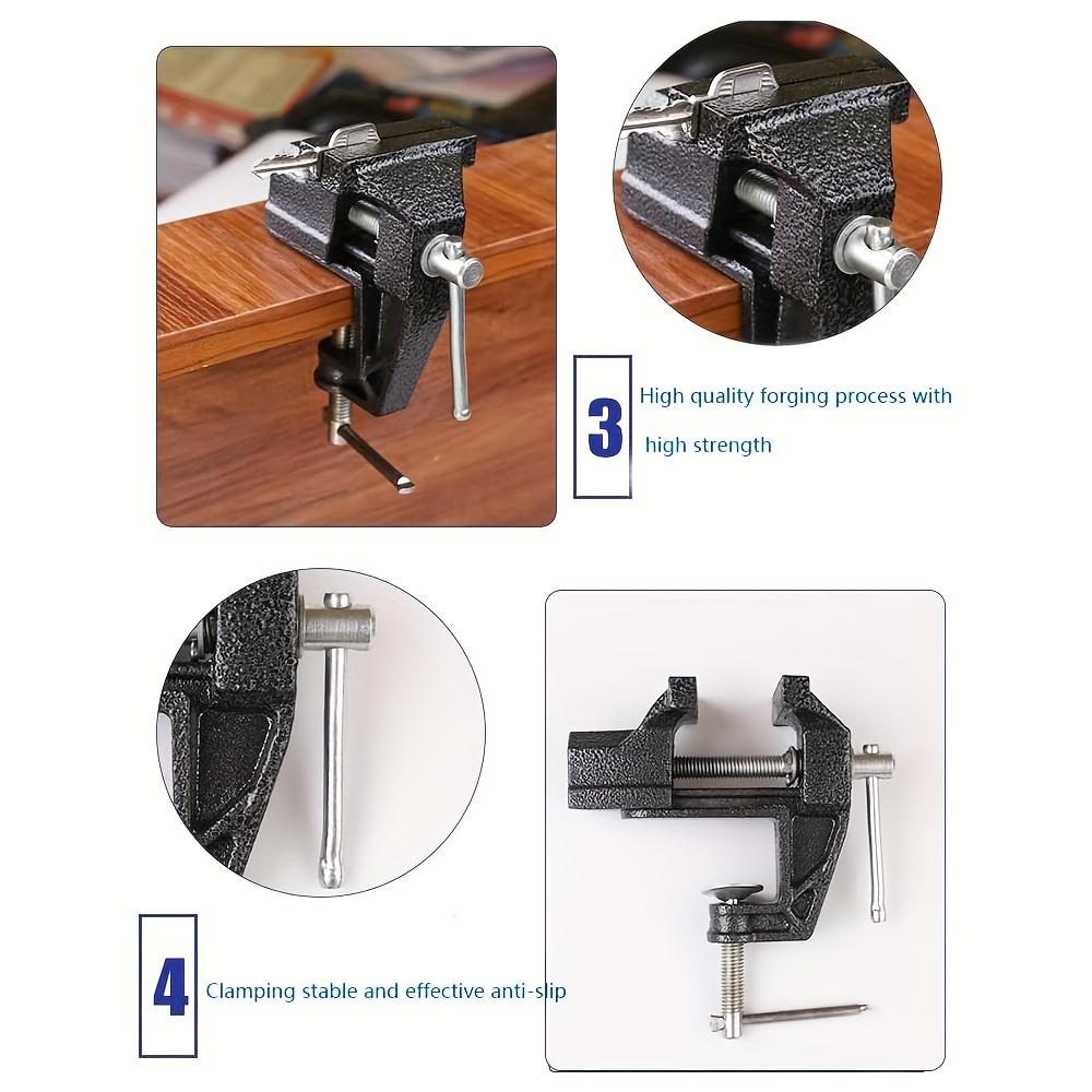 1 buc Mini menghină metalică de uz industrial, de mare rezistență, clește de precizie cu nas plat pentru reparații casnice, întreținere în construcții, prelucrarea lemnului