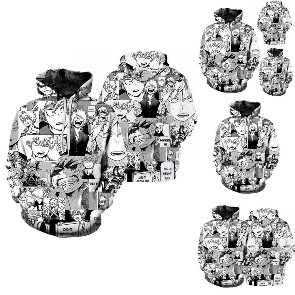 My Hero Academia 3d Print Unisex Hooded Sweater Shirt Stylish Pullover For Men And Women